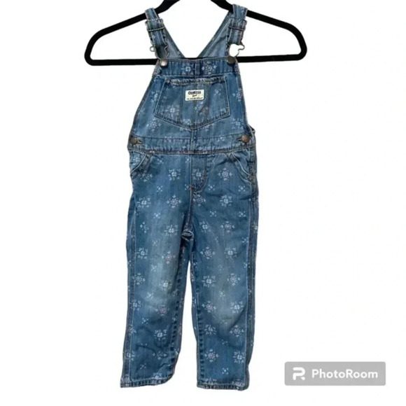 Oshkosh denim jumpsuit 3T - Picture 1 of 8
